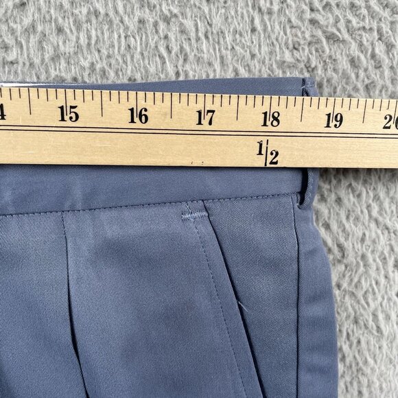 VTG Orvis Dress Pants Mens 38x30 Blue Formal Office Preppy Pleated - Picture 8 of 8